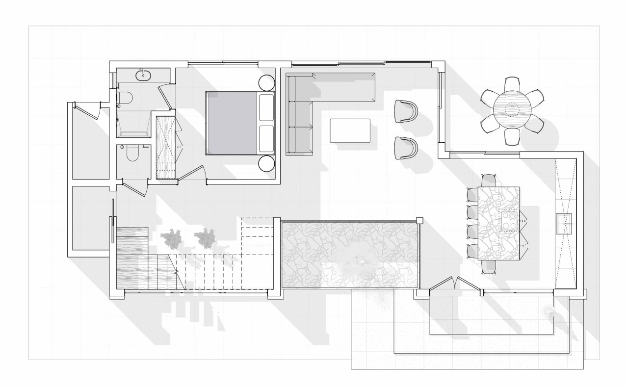 Layout 1st floor. Meraki